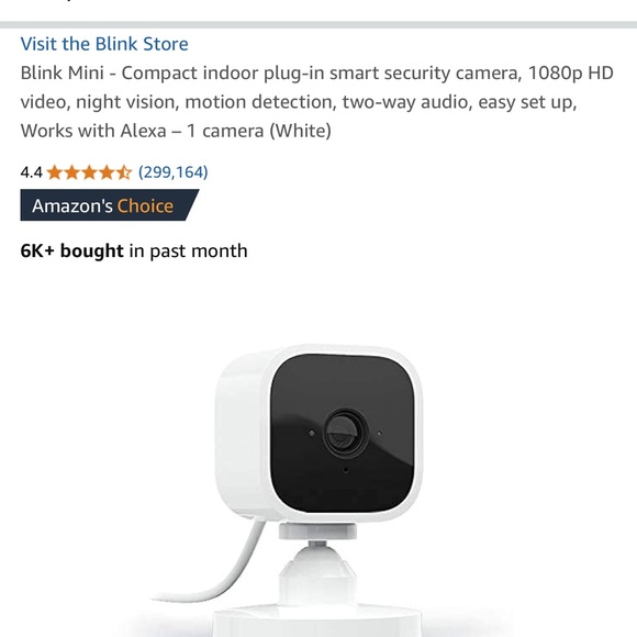 Blink Mini Smart Security Camera - Picture 2 of 2